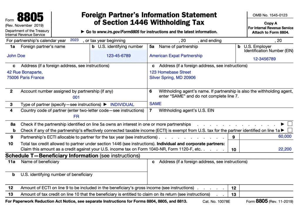 Form 8805